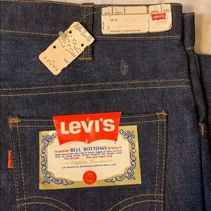 Vintage Bellbottom Levi’s with original tag